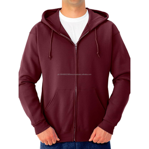 Ventes en gros de sweats à capuche en molleton et en polaire de haute qualité, personnalisés, à fermeture éclair, surdimensionnés, lourds, 100% coton - Product Image 4