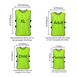 Custom breathable soccer <b>training</b> vest football Polyester football Vest Mesh <b>Training</b> soccer vest Soccer <b>Bibs</b> - Product Image 3