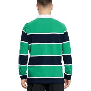 <b>High</b> Quality Long Sleeve Solid Digital Printing Quick Dry 100% Cotton Rugby <b>Collared</b> Casual <b>Men</b> Golf for <b>Shirt</b> - Product Image 3