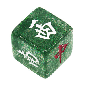 Dados de Resina de Lujo Modernos de 6 Caras para Predicción del Viento, Portátiles, Duraderos, Ecológicos, Grandes de 24mm, Accesorios de Mahjong para Entretenimiento - Product Image 4
