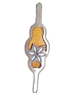 Nouveau fantaisie Bling Bronc cheval licou fantaisie design cheval tête collier en cuir spectacle licou DD cuir à la main - Product Image 6