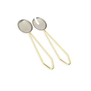 Serveur à salade en métal de haute qualité, nouveau look, ustensiles de cuisine, couverts en métal dernier cri, nouveau design - Product Image 3