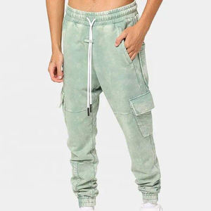 Streetwear vintage personnalisé pour hommes, Patch vieilli lavé à l'acide, Jogging complet, Teint en plaine, Motif droit d'hiver - Product Image 2