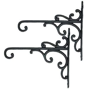 Estante flotante moderno montado en la pared soportes de metal diseño oculto para la decoración minimalista en apartamentos y oficinas - Product Image 1