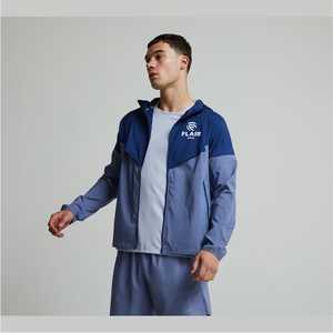 Chaqueta Cortavientos Impermeable y Transpirable con Capucha Plegable para Hombre, con Cremallera, para Correr y Lluvia - Product Image 2