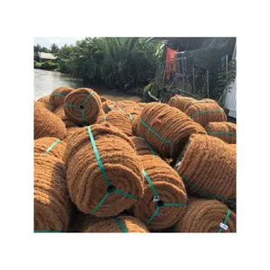 ココナッツコイアココロープココナッツファイバーロープ100% コットンの環境にやさしい持続可能な卸売