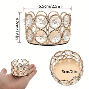 ที่ใส่เทียนทีไลท์เหล็กดีไซน์เฉพาะตัว งานแฮนด์เมด ปรับแต่งได้ ดีไซน์ทันสมัย พร้อมผิวขัดเงา - Product Image 2