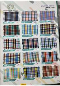 Tela de diseño a cuadros teñida con hilo personalizada para uniformes escolares Tela a cuadros T/C de peso medio para todos los uniformes escolares - Product Image 5