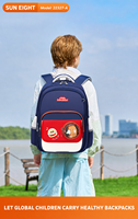 Sac à dos scolaire ergonomique SUN EIGHT pour filles et garçons, protection de la colonne vertébrale, modèle 22327-A