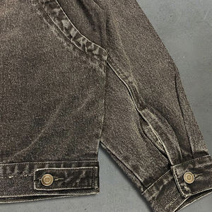 เสื้อแจ็กเก็ตผ้ายีนส์สำหรับผู้หญิงใส่ได้ทุกเพศเสื้อโค้ทคอปกตั้งเล็กสำหรับฤดูใบไม้ร่วง - Product Image 2