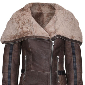 Moda último diseño mujeres moda 2025 alta calidad mujeres mejor diseño chaquetas de cuero - Product Image 6
