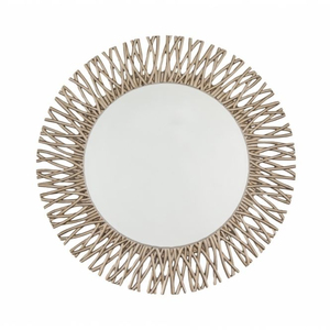 Branches Design Living Room and Bathroom Decor <b>Round</b> Shape Wall <b>Mirror</b> <b>Hanging</b> Metal Golden Framed Wall <b>Mirrors</b> Handicrafts - Product Image 4