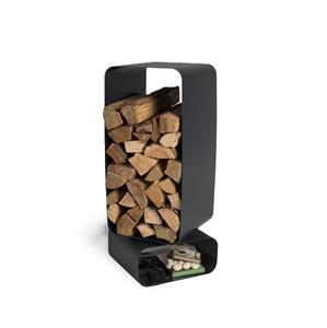 New Trending Firewood <b>Rack</b> in Rusted Metal Ideal for Stylish <b>Indoor</b> Outdoor Wood Holder & Tabletop Accessories - Product Image 6