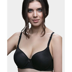 Sujetador Push-Up con Aros y Relleno 210 para Mujer, Cómodo, Transpirable, Tallas Grandes, Lencería con Logotipo Floral, Copa con Diseño Sólido - Product Image 2