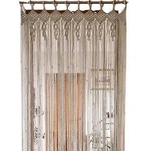 Macrame <b>Windows</b> <b>Curtain</b>, Living Room <b>Curtains</b> Macrame Door <b>Curtain</b> | Large Wedding Backdrop Wall Hanging Tapestry - Product Image 1