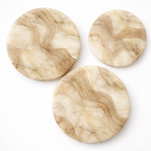 Art mural abstrait en résine avec effet marbre et bois, art décoratif pour les espaces modernes de la maison et du bureau - Product Image 5