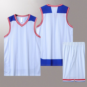 ชุดเครื่องแบบบาสเก็ตบอลของผู้ชายชุดบาสเก็ตบอลระบายอากาศและใส่สบายออกแบบได้ตามต้องการล่าสุด - Product Image 3