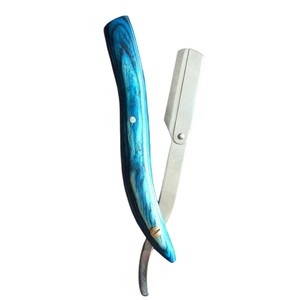 Navaja de Afeitar Profesional de Borde Recto para Barbería, Herramienta de Afeitado para Hombres, Afeitado en Húmedo, Delineador de Barba, Cuchilla Reemplazable, Suministros de Salón - Product Image 4