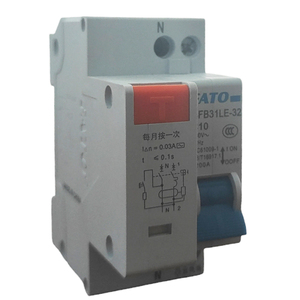 เบรกเกอร์ดิฟเฟอเรนเชียล FATO 2P C10 230V 10A พร้อมปุ่มทดสอบ สำหรับใช้ในบ้าน - Product Image 2