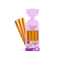 Bauli Sesame Wheat Germ Breadsticks (150g) Camilan Gandum Panggang Renyah Rasa Minyak Zaitun Italia Bersertifikat Kosher