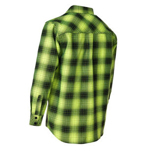 Nouveau Style hommes flanelle chemises coupe ample grande taille ourlet rond coton/Polyester insérer poches à manches longues unisexe rue mode OEM - Product Image 6