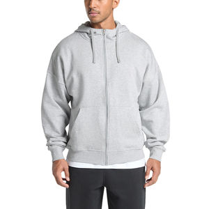 Sweat à capuche d'hiver personnalisé pour homme - Coton athlétique, polaire en polyester, impression numérique, broderie, teinture unie, écologique - Product Image 6