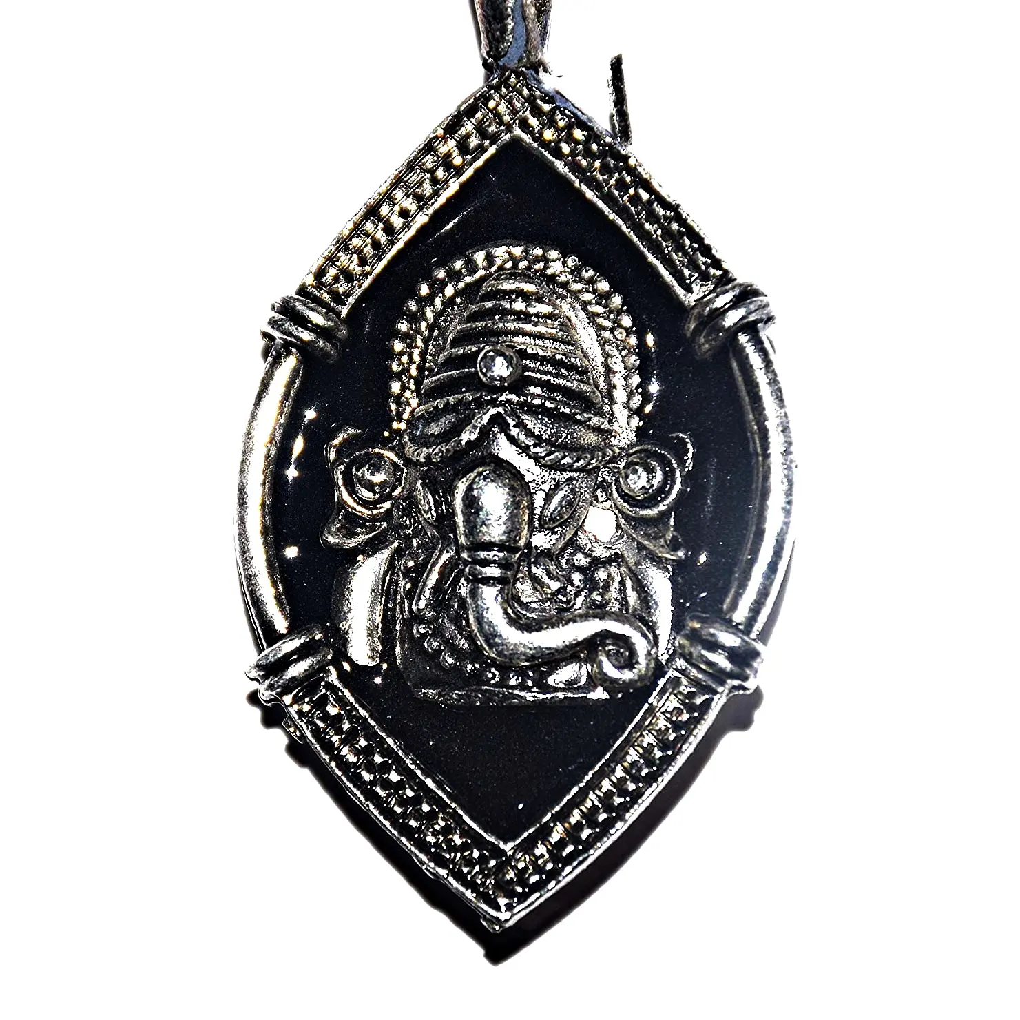 Mặt Dây Chuyền Chúa Ganesha Bằng Bạc Sterling 925-Bùa Bạc Ganesh Ji Whtsapp No:- 8559059354