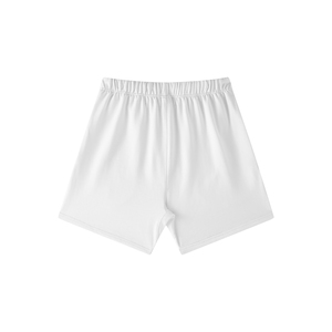 Shorts en coton unisexe à coupe ample aux tons terreux pour les loisirs décontractés - Product Image 2