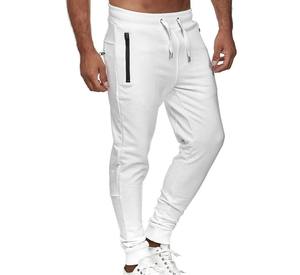 Nuevo estilo, pantalones de chándal de lona informales de verano para hombre, pantalones con cordón de Color sólido de secado rápido de algodón 100% - Product Image 2