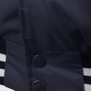 Chaquetas de Béisbol de Lana Delgada Personalizadas de Alta Calidad, Última Moda, Diseño de Cuello Alto con Letras Universitarias para Invierno - Product Image 5