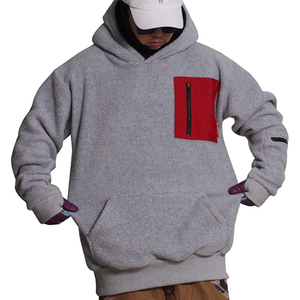 Sweat à capuche surdimensionné pour Snowboard, haut de Ski, unisexe, pull à motif spécial, épaules tombantes, personnalisé, polaire, vente en gros - Product Image 5