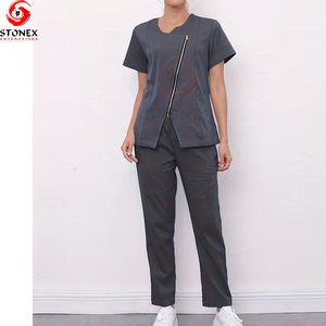 Uniformes de Hospital Personalizados con Logotipo, Transpirables, de Poliéster y Spandex, con Detección de Agujas, de Alta Calidad, Precio al por Mayor - Product Image 3