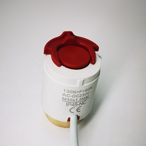 Actuador de cera térmica inteligente para calefacción bajo el suelo, Colector de 30x1,5 <span class=keywords><strong>M</strong></span>, 230v y 24v, superventas - Product Image 2