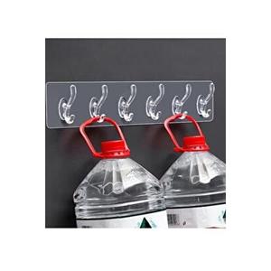 Appendiabiti adesivo da parete con 5 ganci e nessun montaggio richiesto - Product Image 2