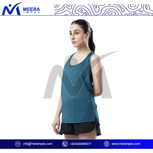 Camiseta sin mangas elegante informal de verano para mujer con espalda cruzada y tela suave y diseño moderno para uso diario - Product Image 2