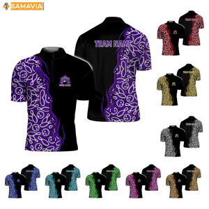 Camisas de bolos de rendimiento SAMAVIA, ropa de equipo ligera de estilo estadounidense para clubes y torneos, ajuste personalizado - Product Image 4