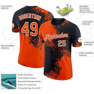 Maillot de baseball à manches courtes et col rond pour hommes, imprimé sur mesure, vêtements de sport respirants, maillot de softball à sublimation fabriqué au Pakistan - Product Image 6