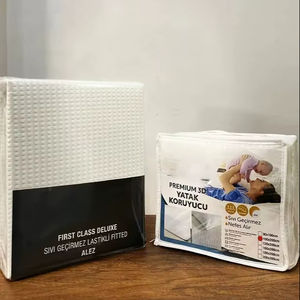 Protector de Colchón Impermeable 3D Ultra Suave Premium, Cubre Colchón Tejido para Todos los Tamaños, Uso Doméstico - Product Image 1