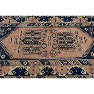 Antique Brown Black 3.6X5.6 ft Tapis Turc Classique Grande Surface Laine Seagrass Latex Rectangulaire Patchwork pour Couloir Chambre Décor - Product Image 5