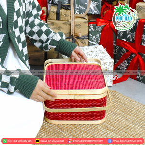 ARTÍCULO CALIENTE Descubra los usos versátiles de nuestra cesta de regalo para artículos domésticos y almacenamiento de alimentos de Vietnam - Product Image 3