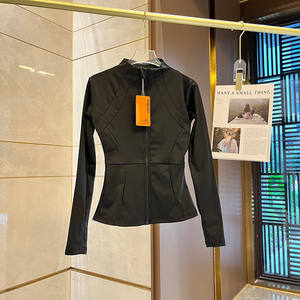 Haut de sport à manches longues pour femme, veste de sport tricotée pour la saison printanière - Product Image 6