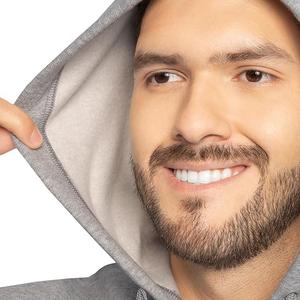 Sudadera con capucha pesada para hombre con cremallera extraíble y manga larga Sudadera de secado rápido Cómoda y elegante - Product Image 5
