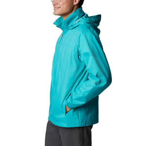 Chaqueta impermeable de carcasa dura para exteriores para hombre, con estampado de cremallera, avanzada, a prueba de viento, senderismo, montañismo, protección en capas - Product Image 6