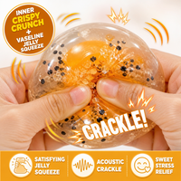 Jouet Squishy Œuf Croustillant Southpeak, Jouet Sensoriel Anti-Stress à Presser, Vente en Gros, Fabrication OEM WS