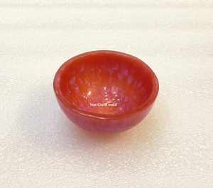 Juego de cuencos para servir de resina amarilla altamente pulida, ensaladeras artesanales de alta calidad, hogar, Hotel, restaurante, moderno, personalizado, India - Product Image 6