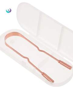 Sustainable Copper <b>Tongue</b> <b>Cleaner</b> For Plastic Free Oral Hygiene And Environment Friendly Lifestyle - Product Image 4