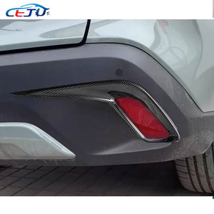 Kits de carrocería de coche con aspecto de fibra de carbono ABS, parachoques trasero, luz antiniebla, tapas de cubierta de lámpara para Toyota Corolla Cross X SUV XG10 2020-2025 - Product Image 5