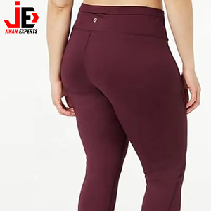 Venta al por mayor de alta calidad sólido sin costuras suaves mallas de entrenamiento Fitness trajes Yoga pantalones 100% algodón mallas de las mujeres 2025 - Product Image 4