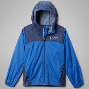 Veste pour garçons 2026 avec fermeture éclair, tissu confortable pour un ajustement décontracté, streetwear tendance et décontracté, logo personnalisé avec capuche - Product Image 1