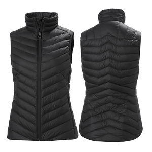 Vente en gros de gilets bouffants d'hiver sans manches à fermeture éclair design personnalisé pour femmes gilets équestres à la mode coupe-vent - Product Image 1